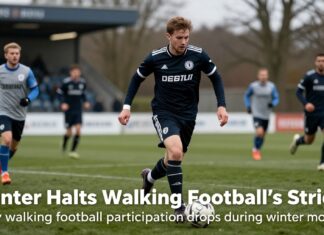 Winter Halts Walking Football’s Stride
