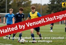 Walking Football Sessions Halted by Venue Shortages