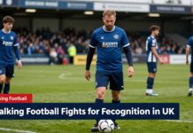 Walking Football Fights for Recognition in UK