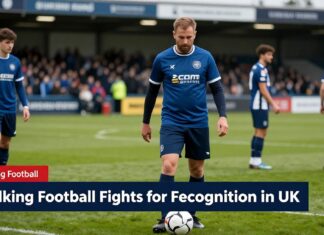 Walking Football Fights for Recognition in UK