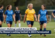 Women’s Walking Football Lags Behind Men’s in 2024 Participation