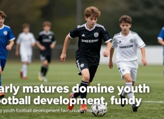Early maturers dominate youth football development, study finds