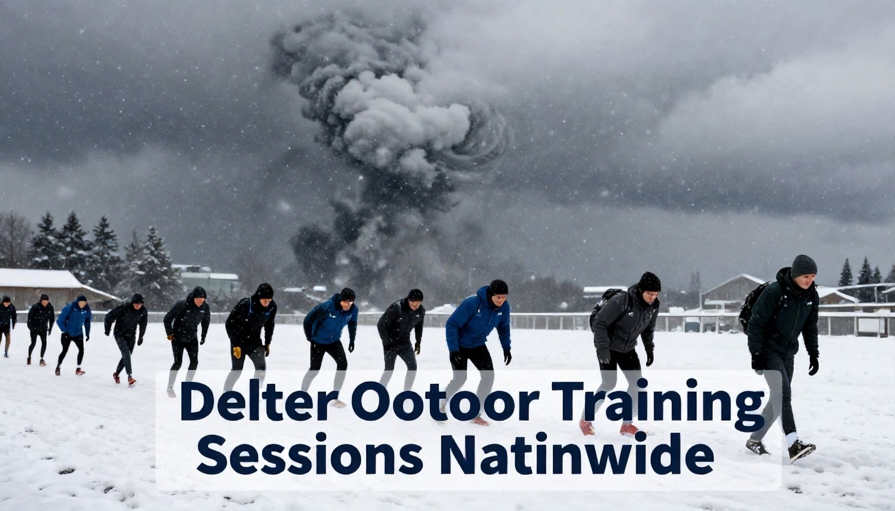 Winter Storms Delay Outdoor Training Sessions Nationwide