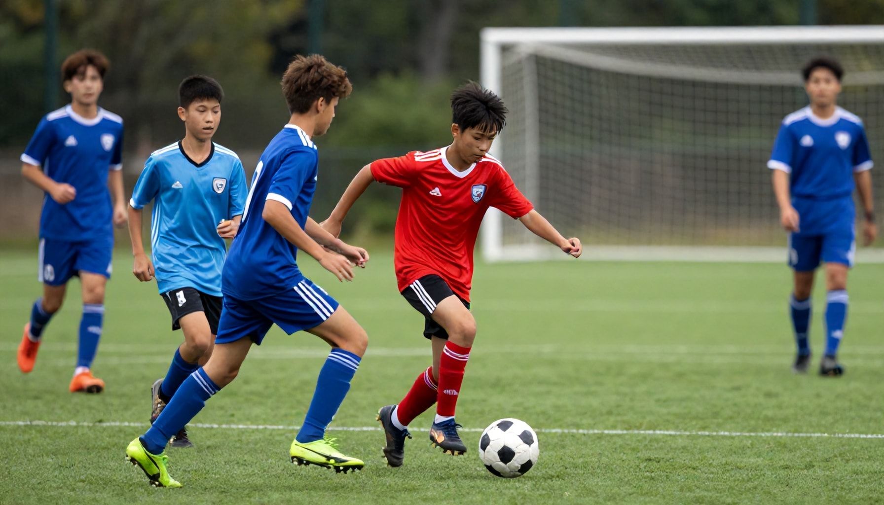Young Athletes Navigate the Challenges of Competitive Football