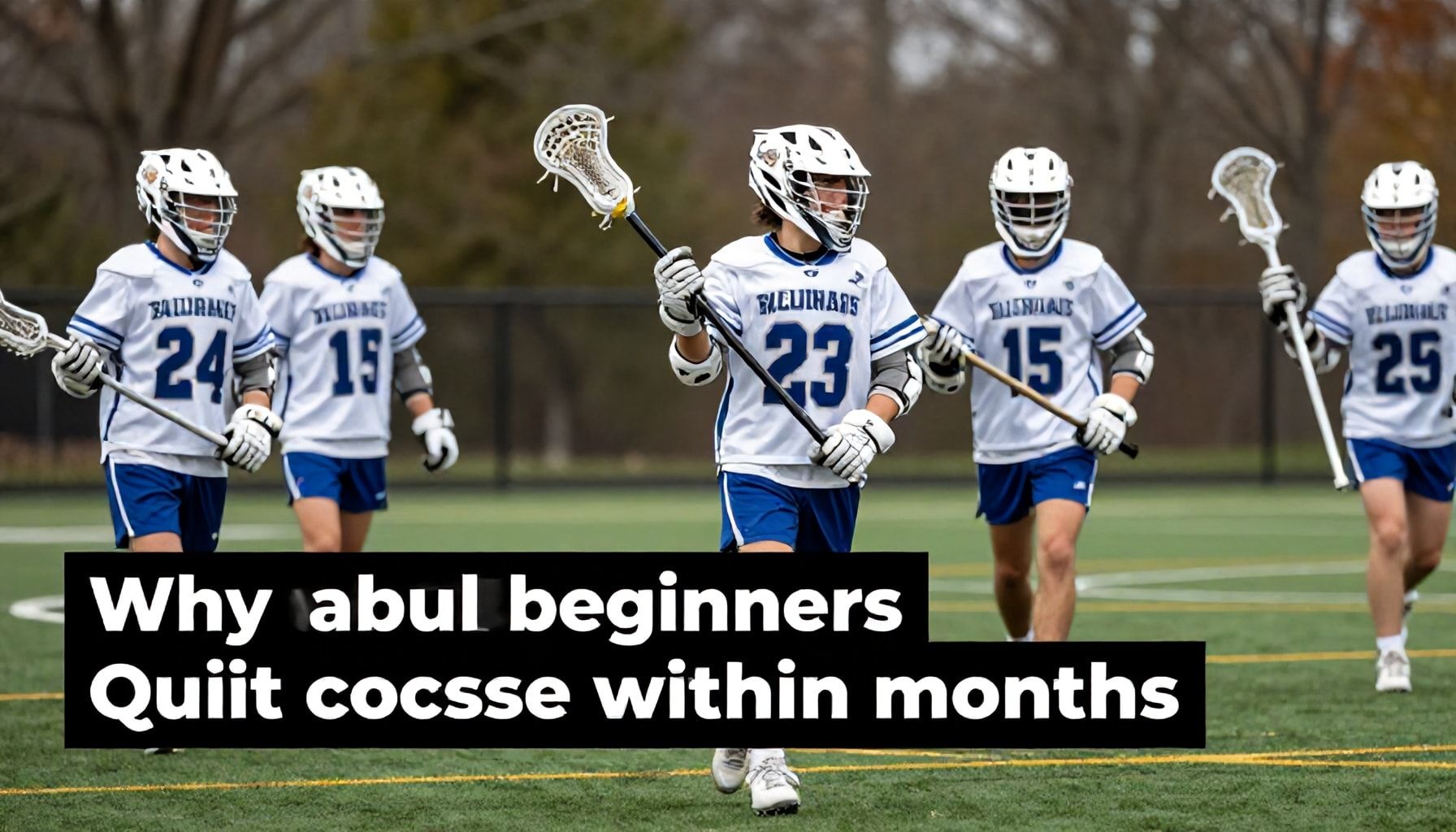 Adult newcomers cite brutal learning curve and gear costs as top reasons for quitting lacrosse fast