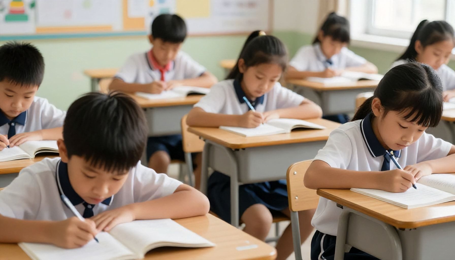 Children avoiding classrooms due to overwhelming exam pressure