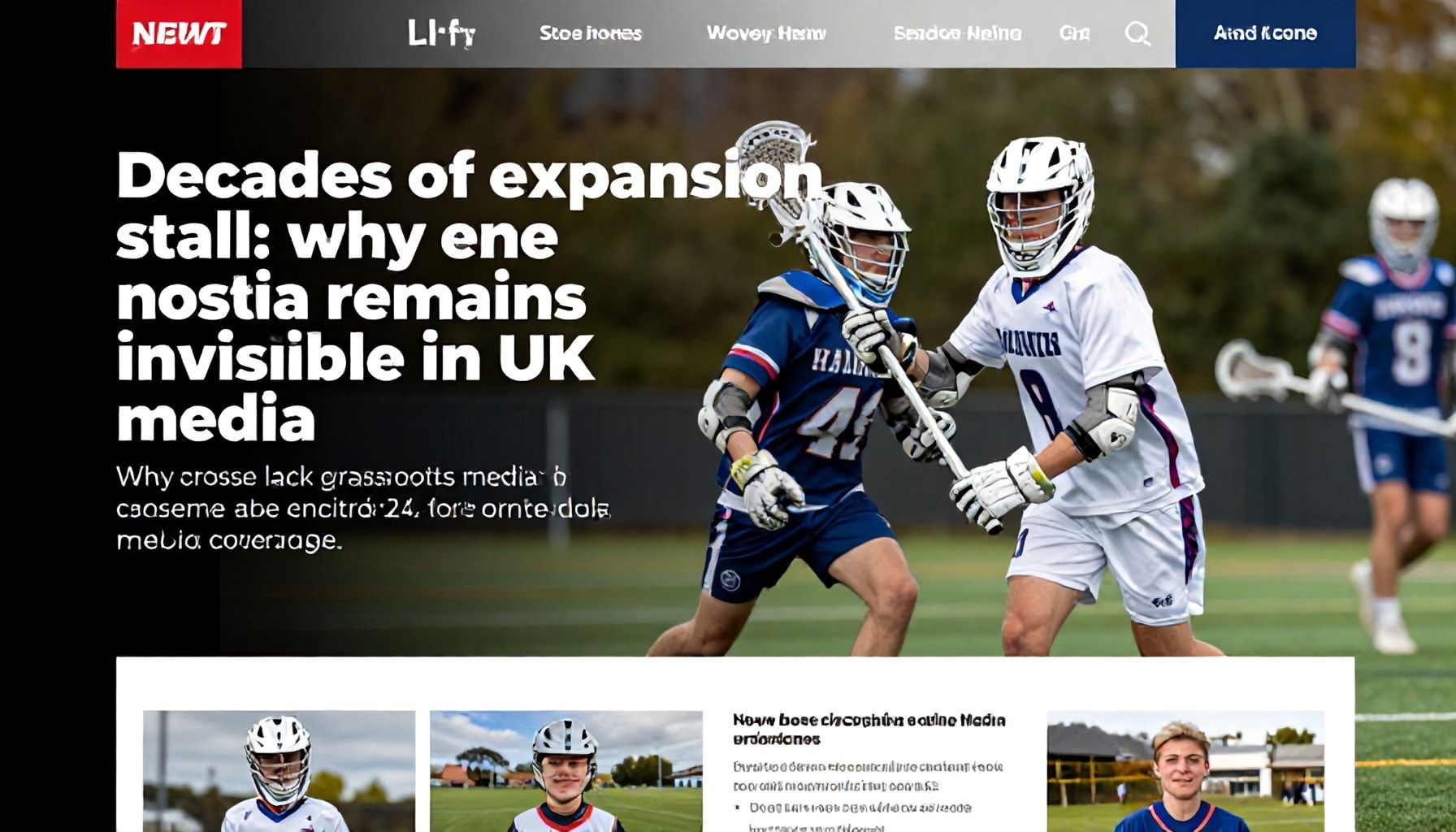 Decades of expansion stall: why lacrosse remains invisible in UK media