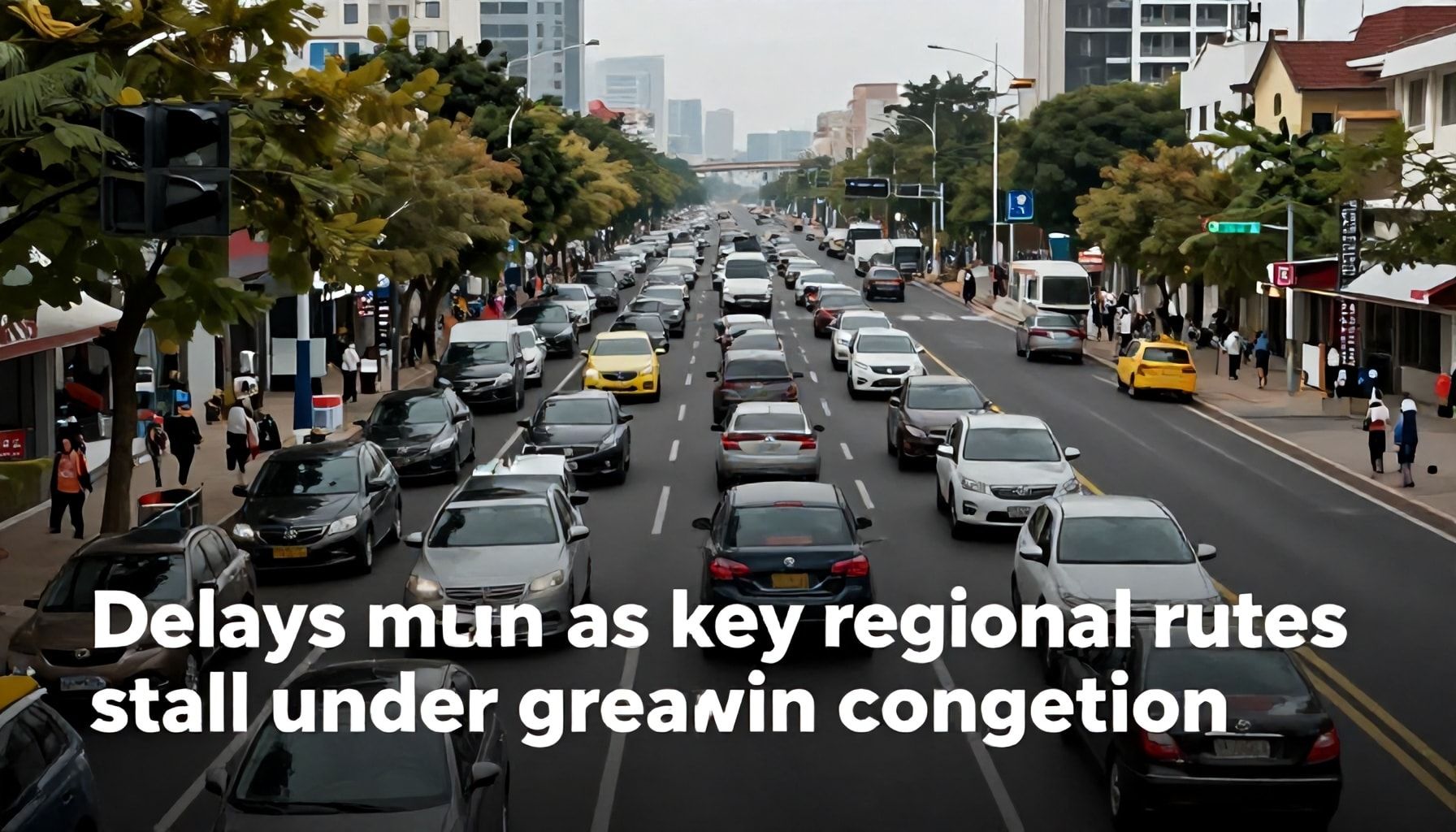 Delays mount as key regional routes stall under growing congestion