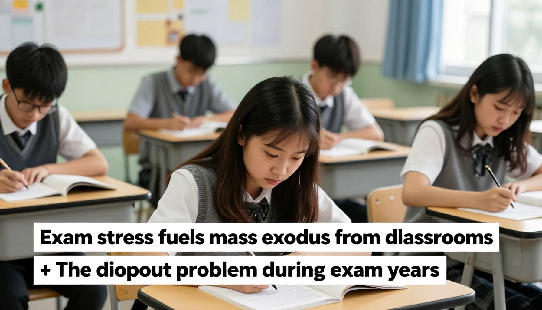 Exam stress fuels mass exodus from classrooms across regions