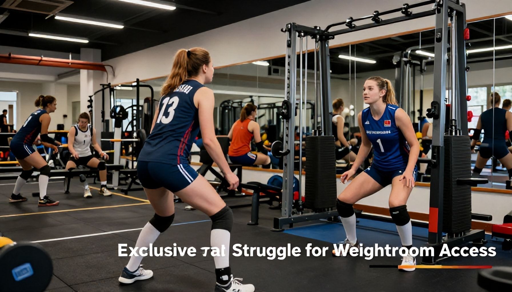Exclusive: Volleyball Players Struggle for Weight Room Access