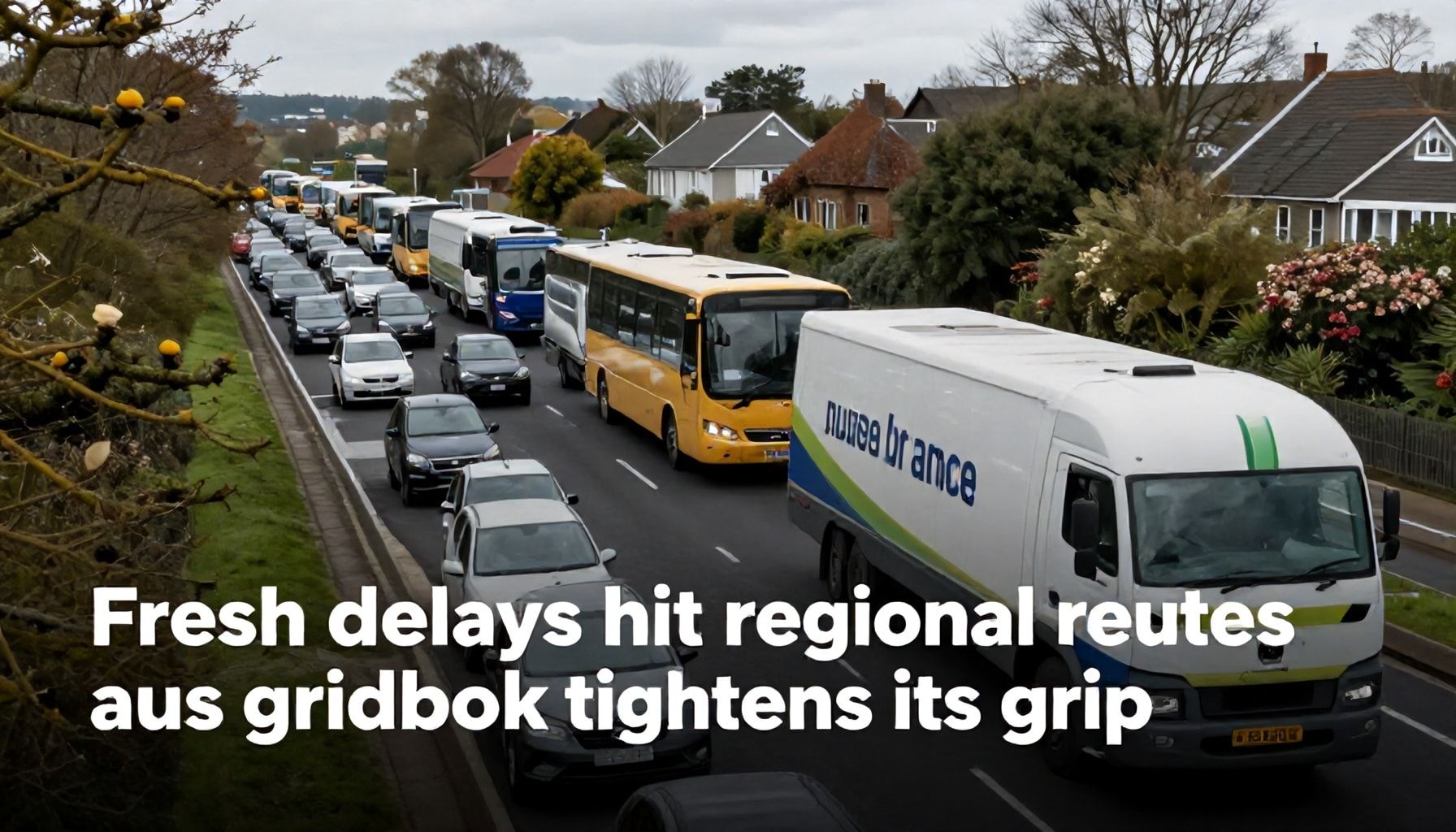 Fresh delays hit regional routes as gridlock tightens its grip