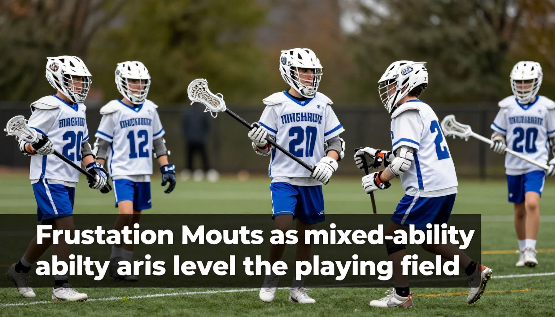Frustration mounts as mixed-ability lacrosse fails to level the playing field