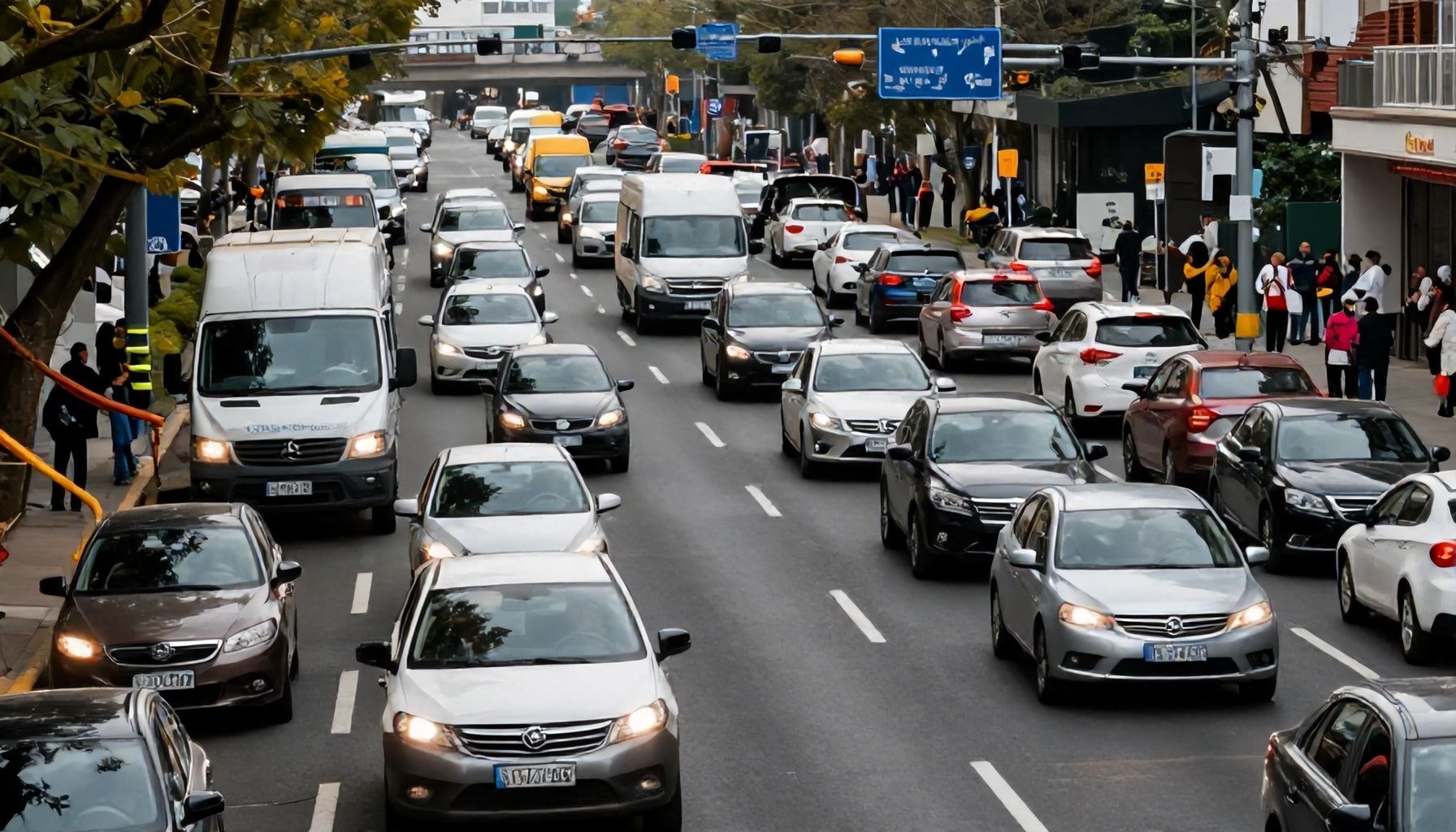 Gridlock spreads: regional access routes paralyse daily commutes