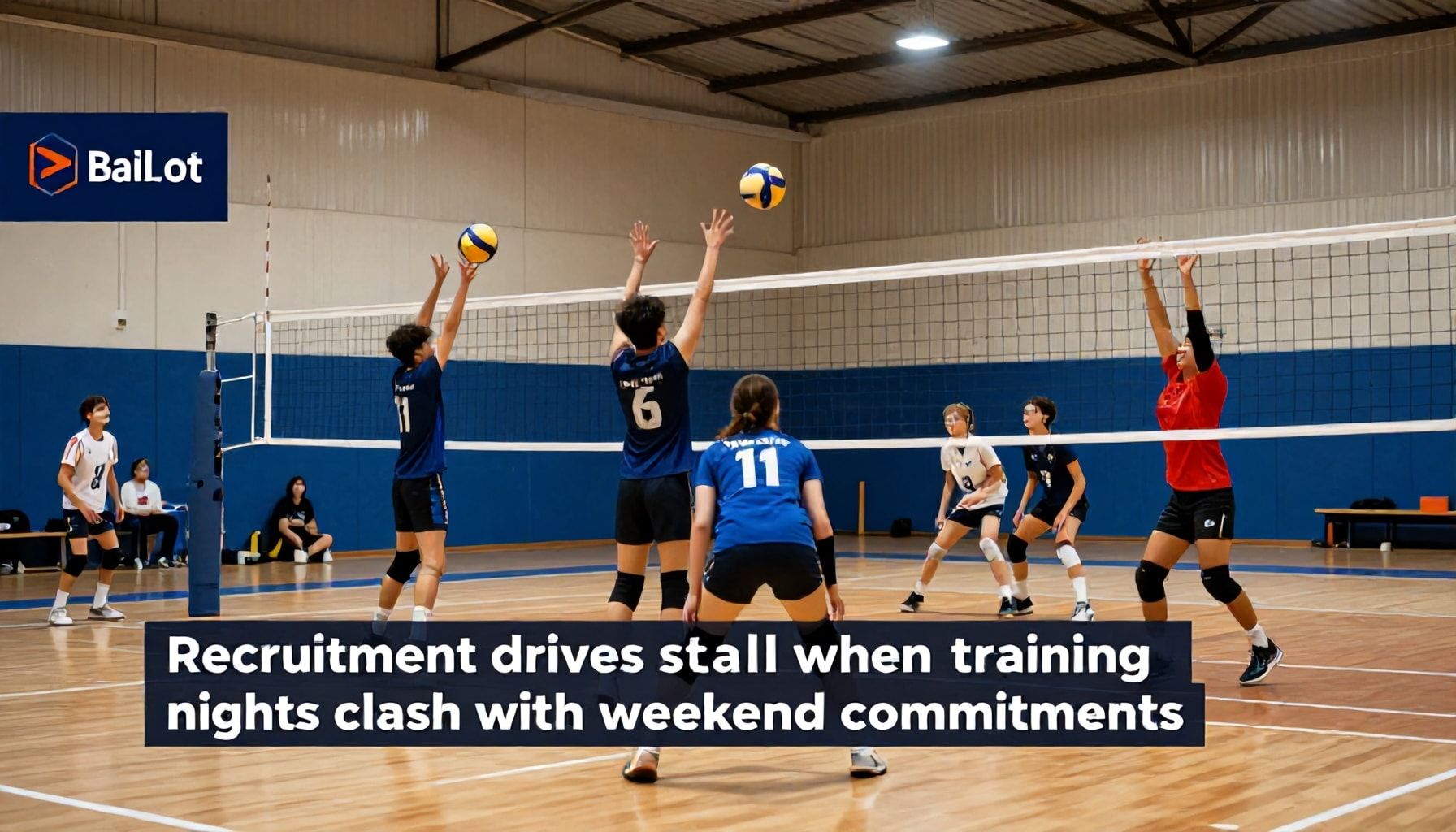 Recruitment drives stall when training nights clash with weekend commitments