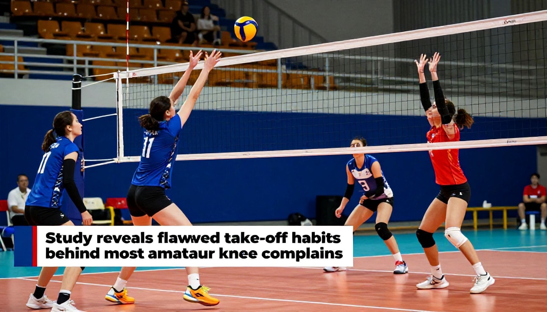 Study reveals flawed take-off habits behind most amateur knee complaints