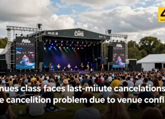 Venues clash—festival faces last-minute cancellations
