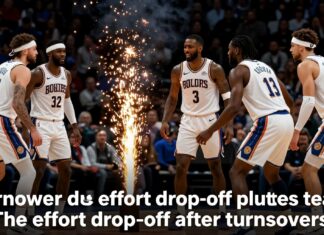 Turnover spark of effort drop-off plagues teams