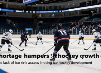 Ice rinks’ shortage hampers ice hockey growth