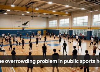 Public sports halls bursting as demand surges