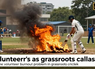 Volunteers burn out as grassroots cricket collapses