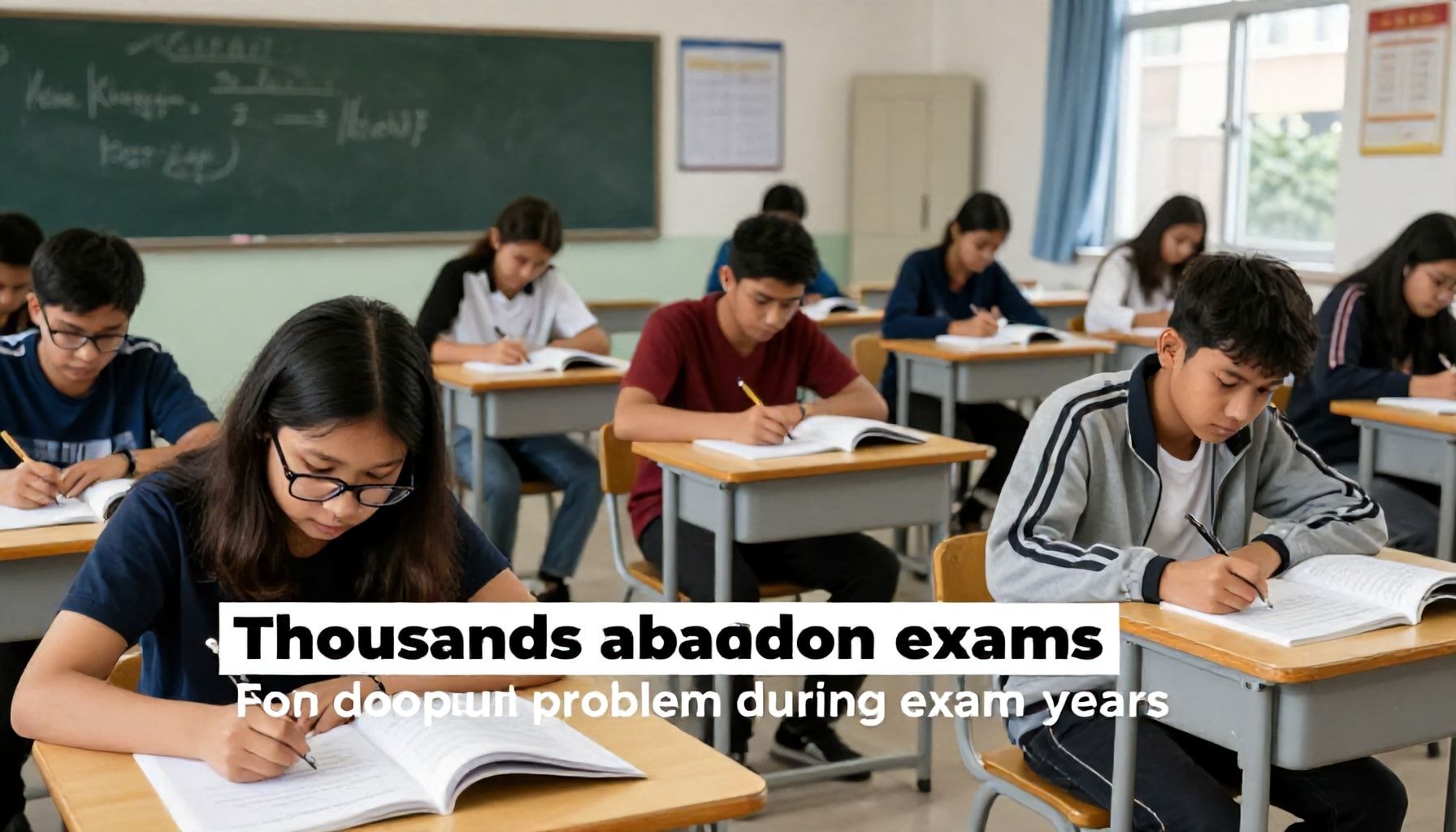 Thousands abandon exams, leaving schools scrambling