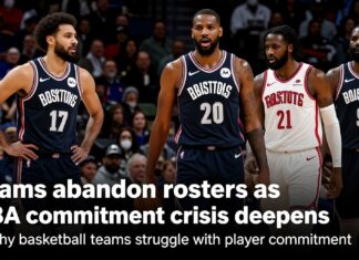 Teams abandon rosters as NBA commitment crisis deepens