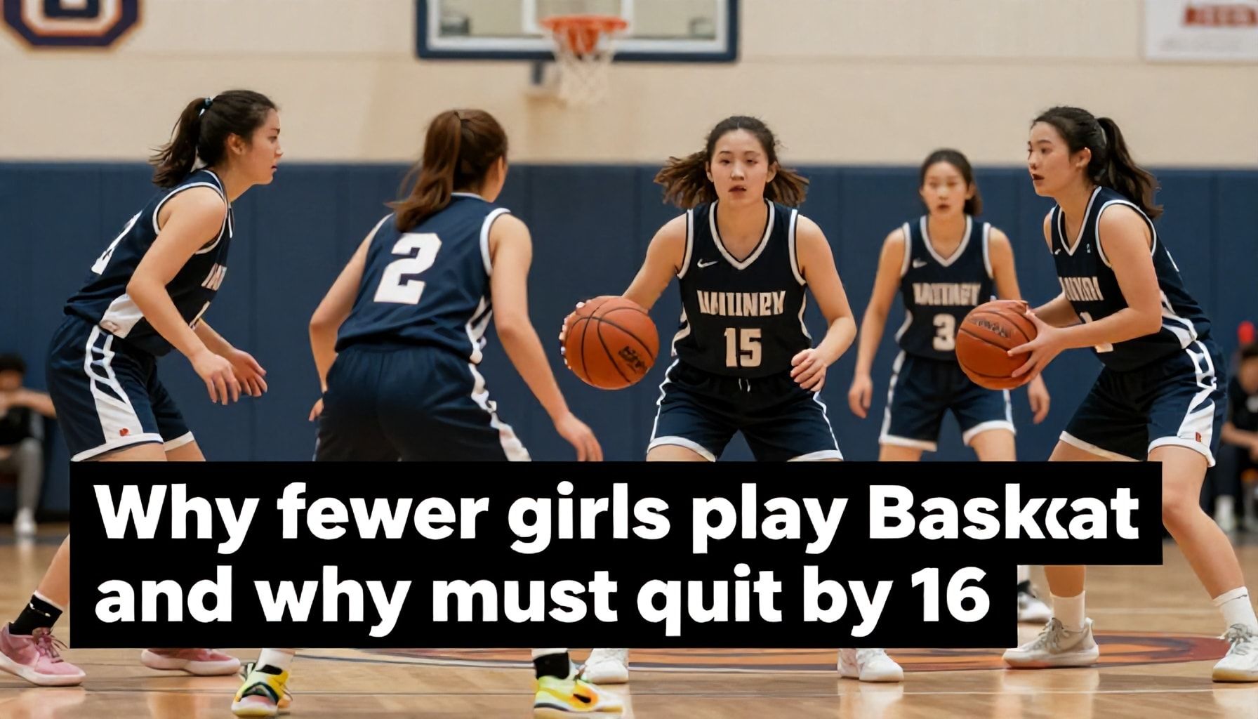 Why fewer girls play basketball — and why most quit by 16