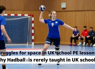Handball struggles for space in UK school PE lessons