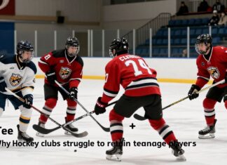 Teen clubs lose half their hockey players by 16