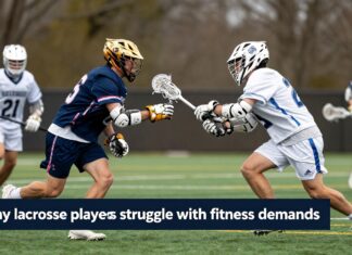 Lacrosse players battle fitness demands with mixed results
