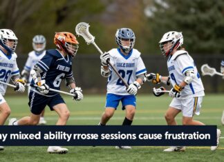 Mixed-ability lacrosse sessions spark frustration among players