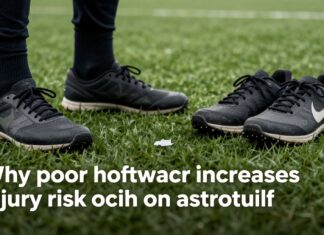 Poor footwear raises injury risk on astroturf