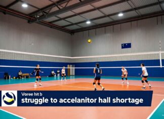 Volleyball clubs hit by indoor hall shortage