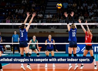 Volleyball loses ground to rival indoor sports